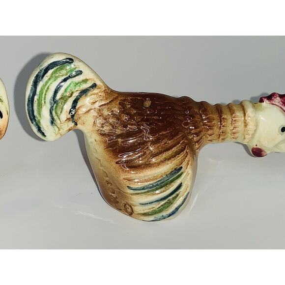 Vintage Trevewood Pottery Chicken Hens Salt & Pepper Shakers Hand Painted GUC - Picture 7 of 16